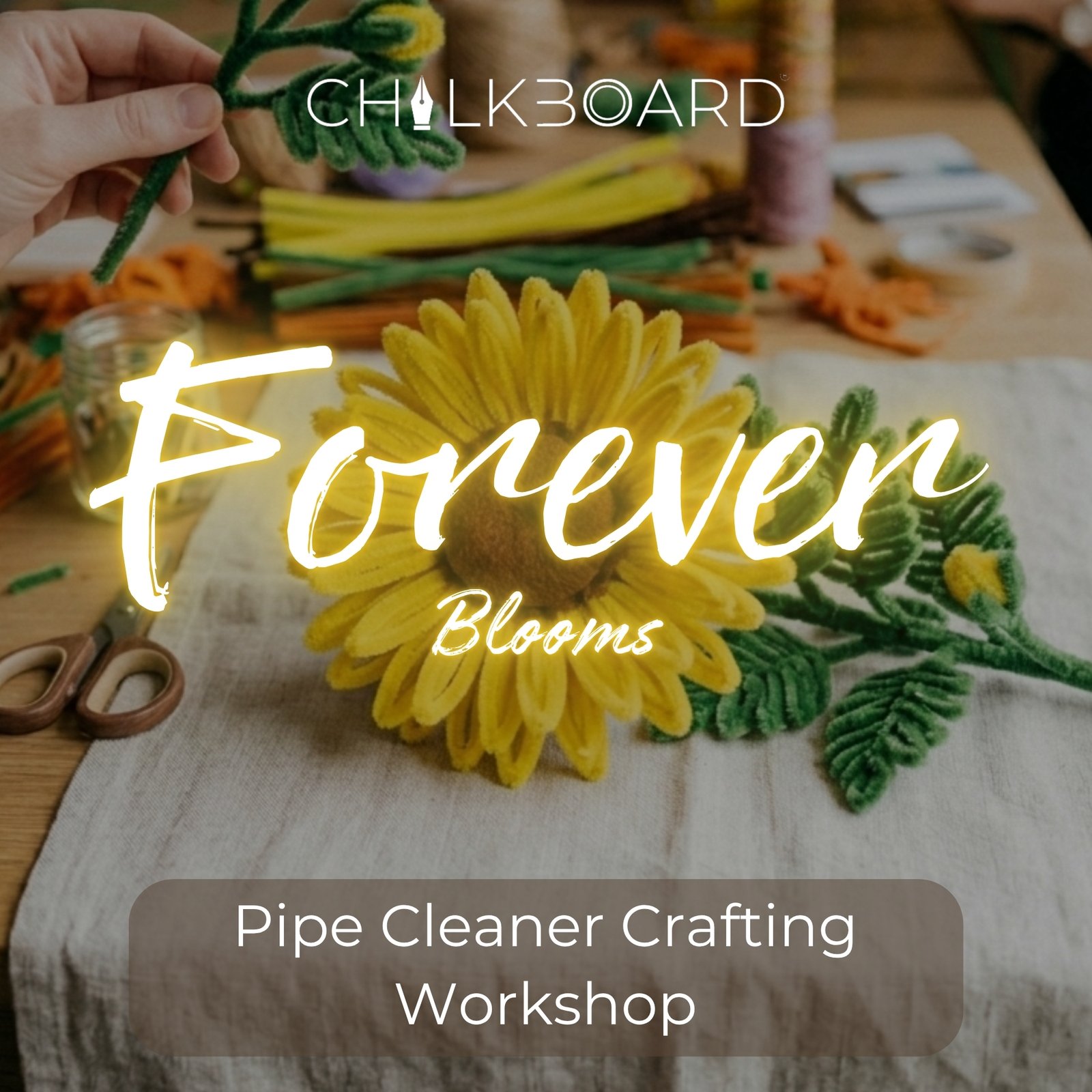 Sunflower making workshop Poster